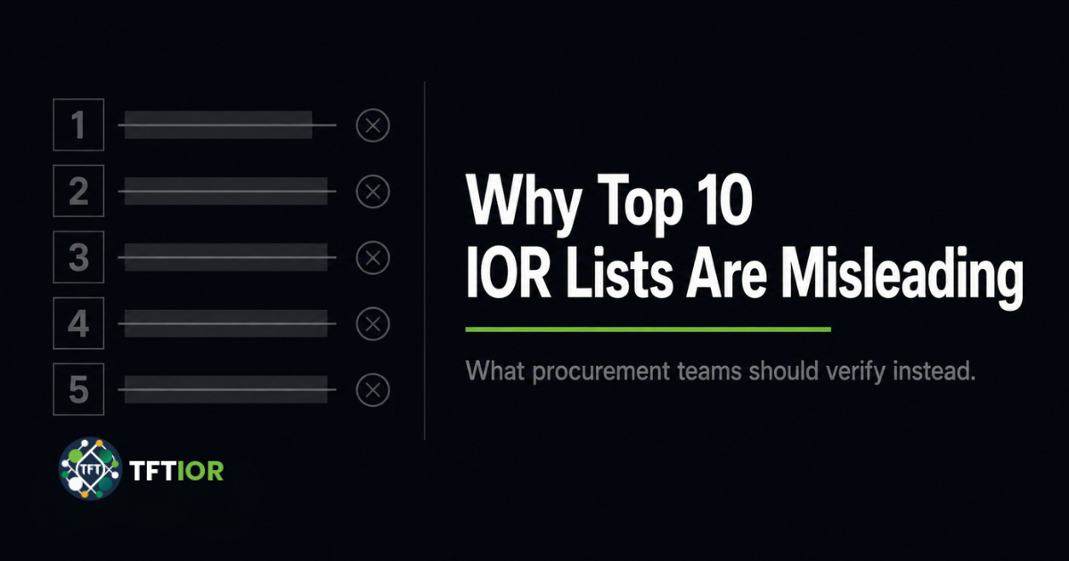 Why Top 10 Importer of Record Lists Are Misleading